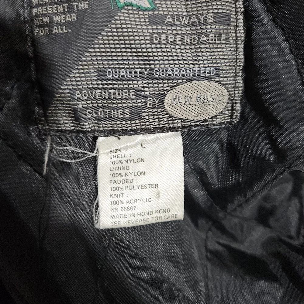Vintage Bugle Boy Aviator Bomber Jacket Adult L Green 90s Airborne Wings Crest
